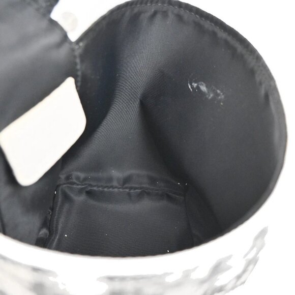 CHRISTIAN DIOR Trotter Pattern Hand Bag Coating Canvas Patent Leather - Picture 15 of 16